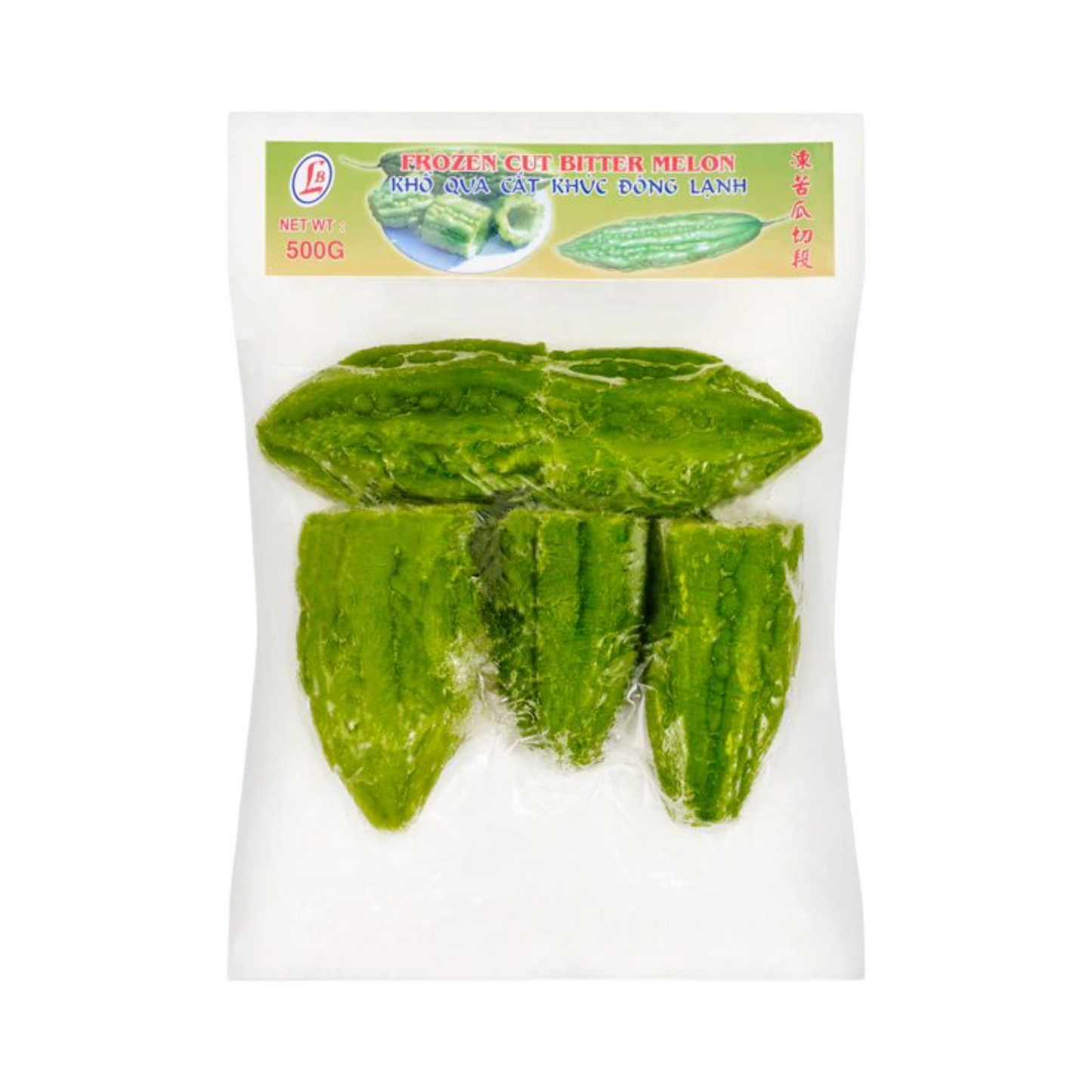 LB Frozen Bitter Melon Whole (Ampalaya) - 500g