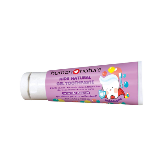 Human Nature Kids Natural Gel Toothpaste Bubblegum 65g