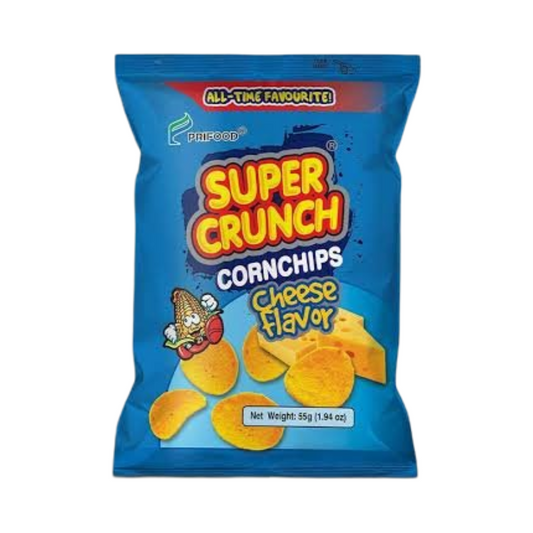 Prifood Super Crunch Corn Chips Cheese 120g