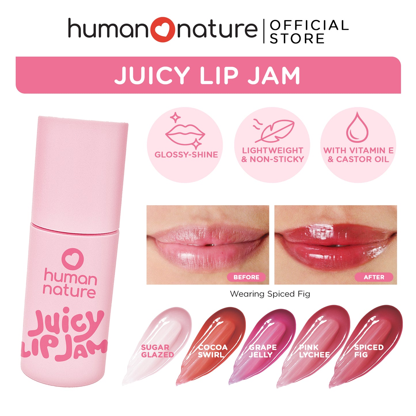 Human Nature Juicy Lip Jam 8g