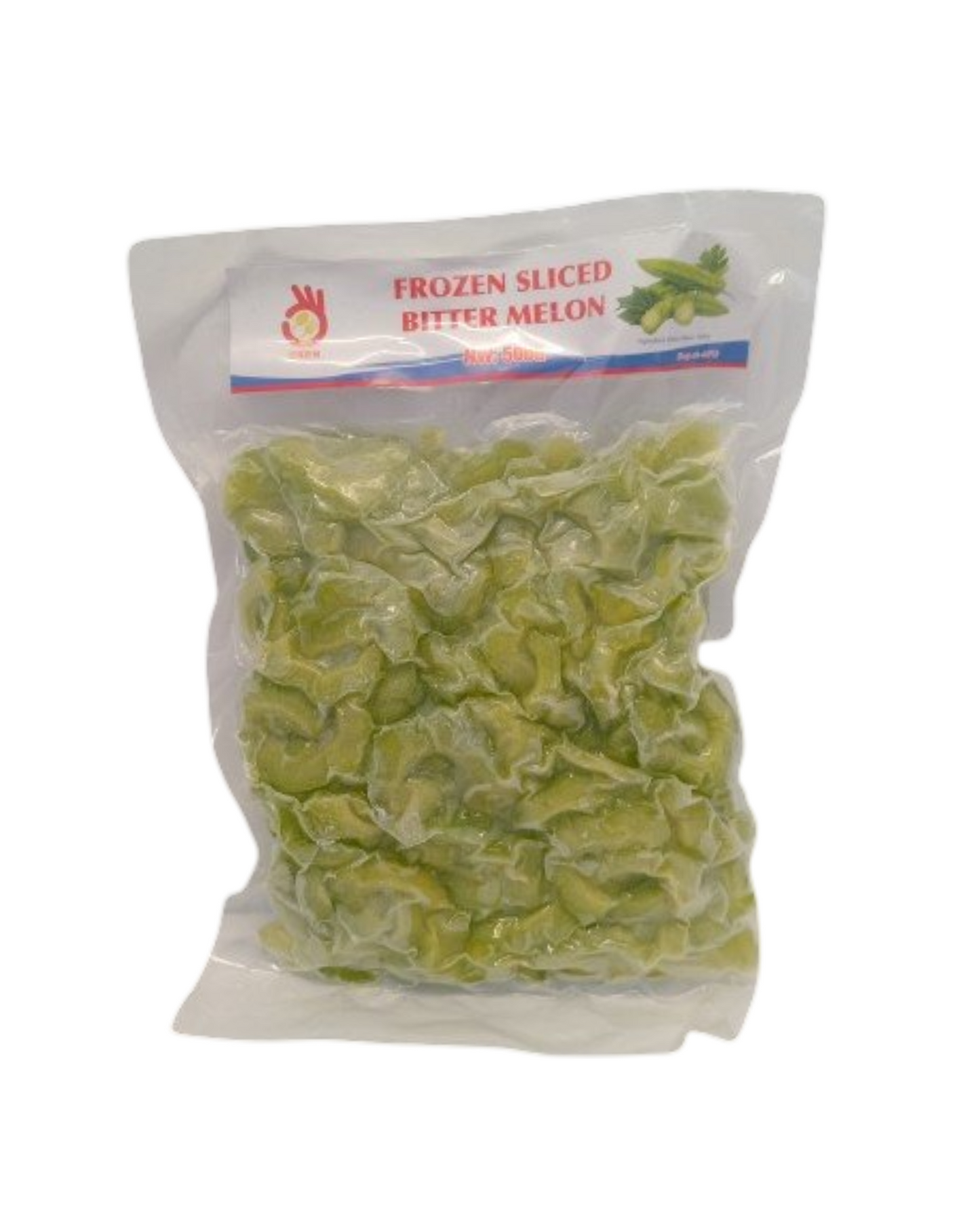 Frozen Okeh Sliced Bitter Melon 500g (Ampalaya)