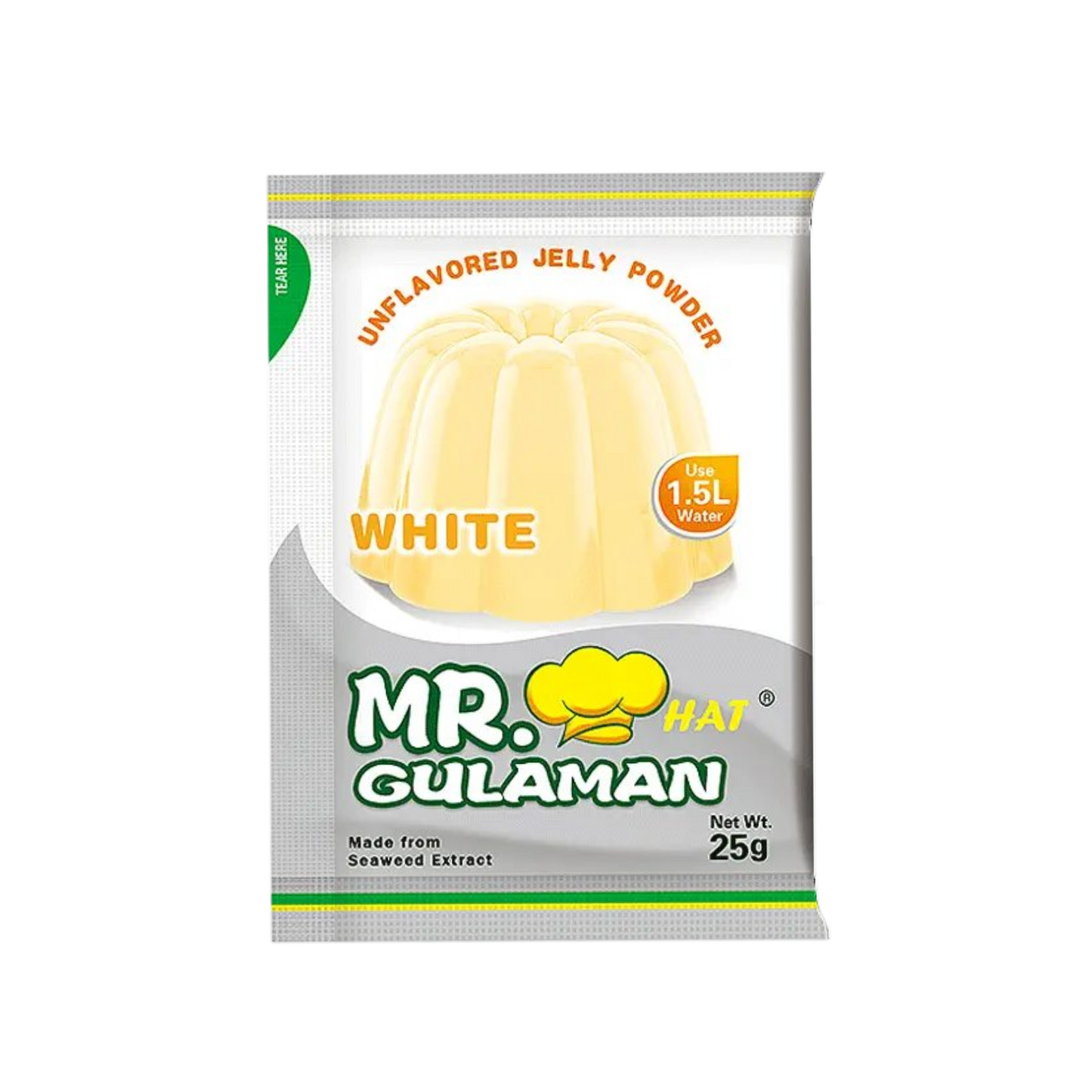 Mr. Hat Gulaman White Unflavoured 25g