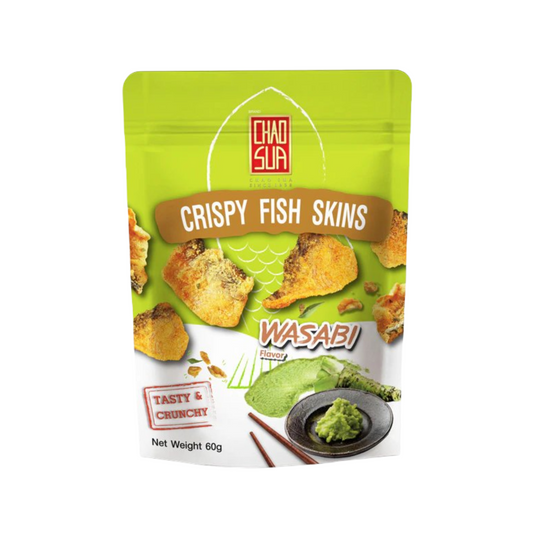 Chao Sua Crispy Fish Skin Wasabi 60g