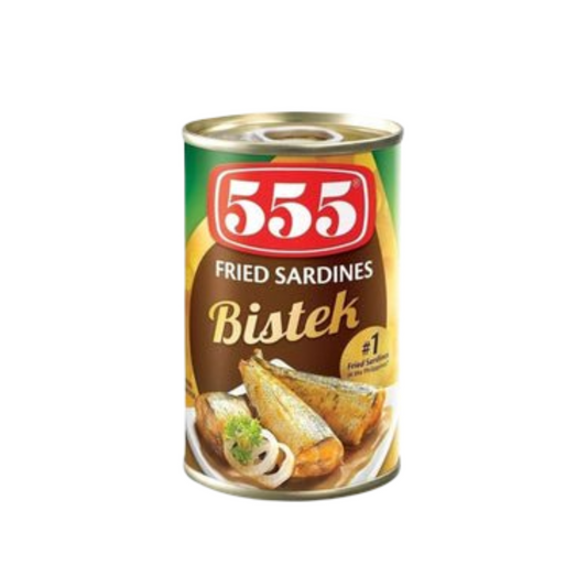 555 Fried Sardines Bistek 155g