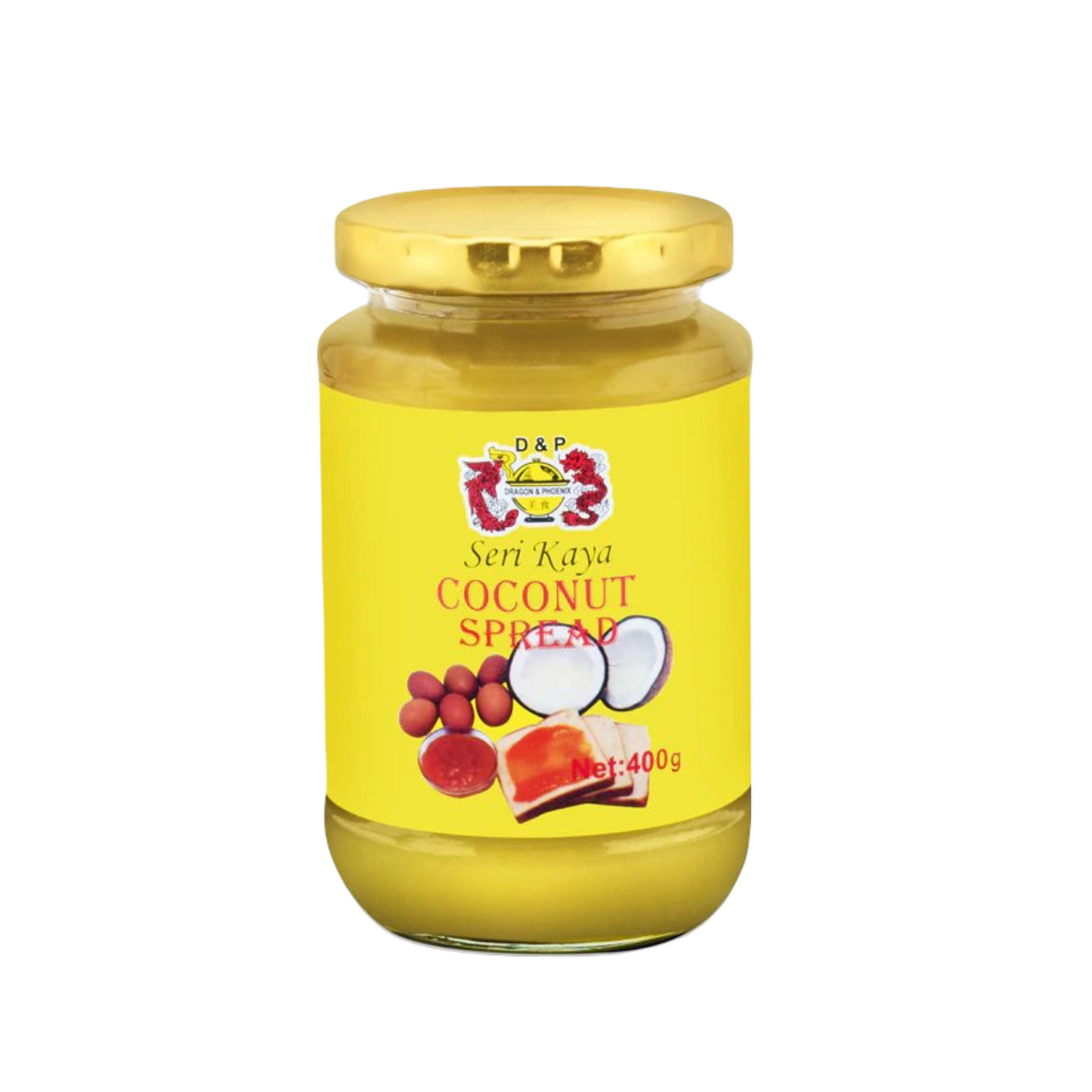 Dragon & Phoenix Coconut Spread (Kaya) Yellow 400g