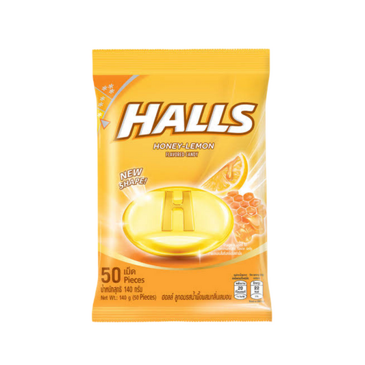 Halls Honey Lemon Candy 50s 140g