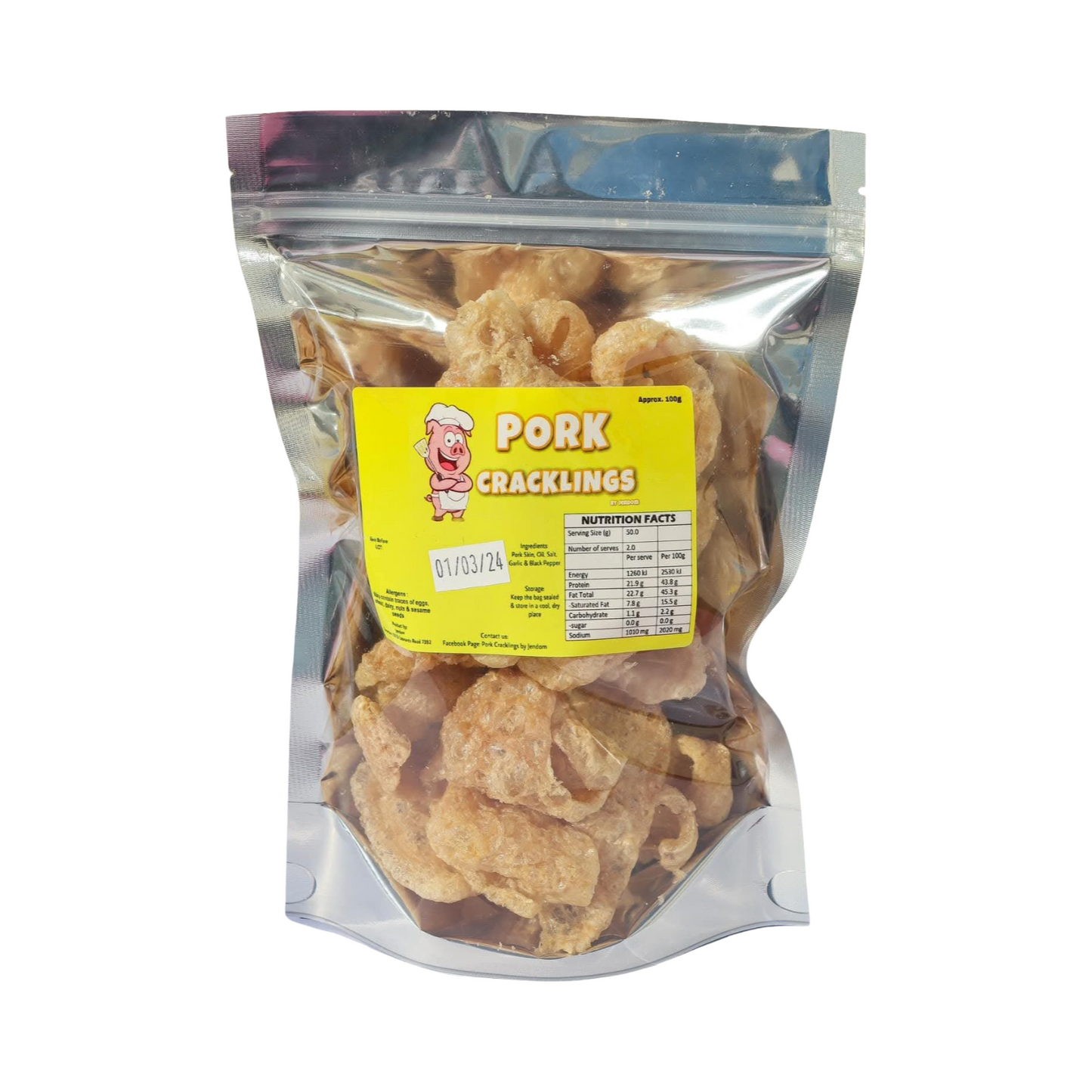 Pork Cracklings by Jendom (Original) - Chicharon