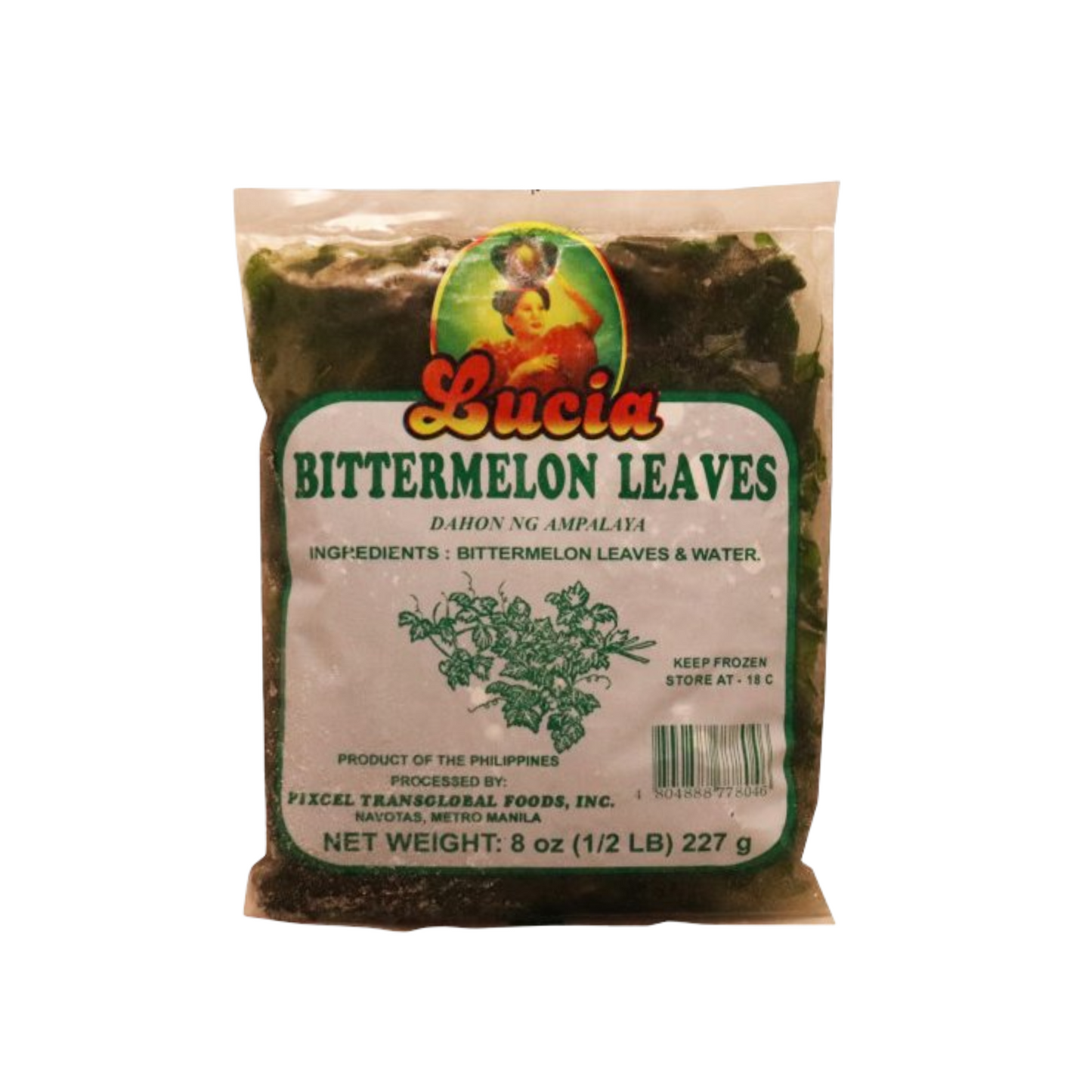 Frozen Lucia Bittermelon Leaves (Ampalaya Leaves)