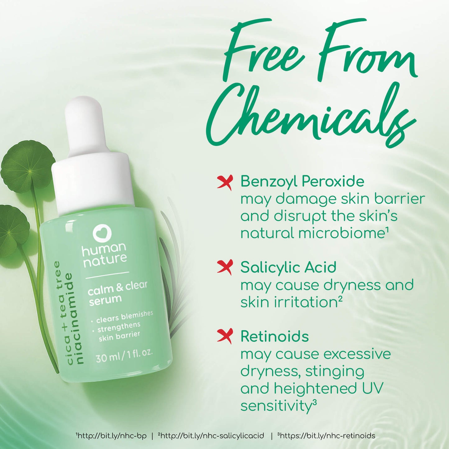 Human Nature Calm and Clear Serum 30ml