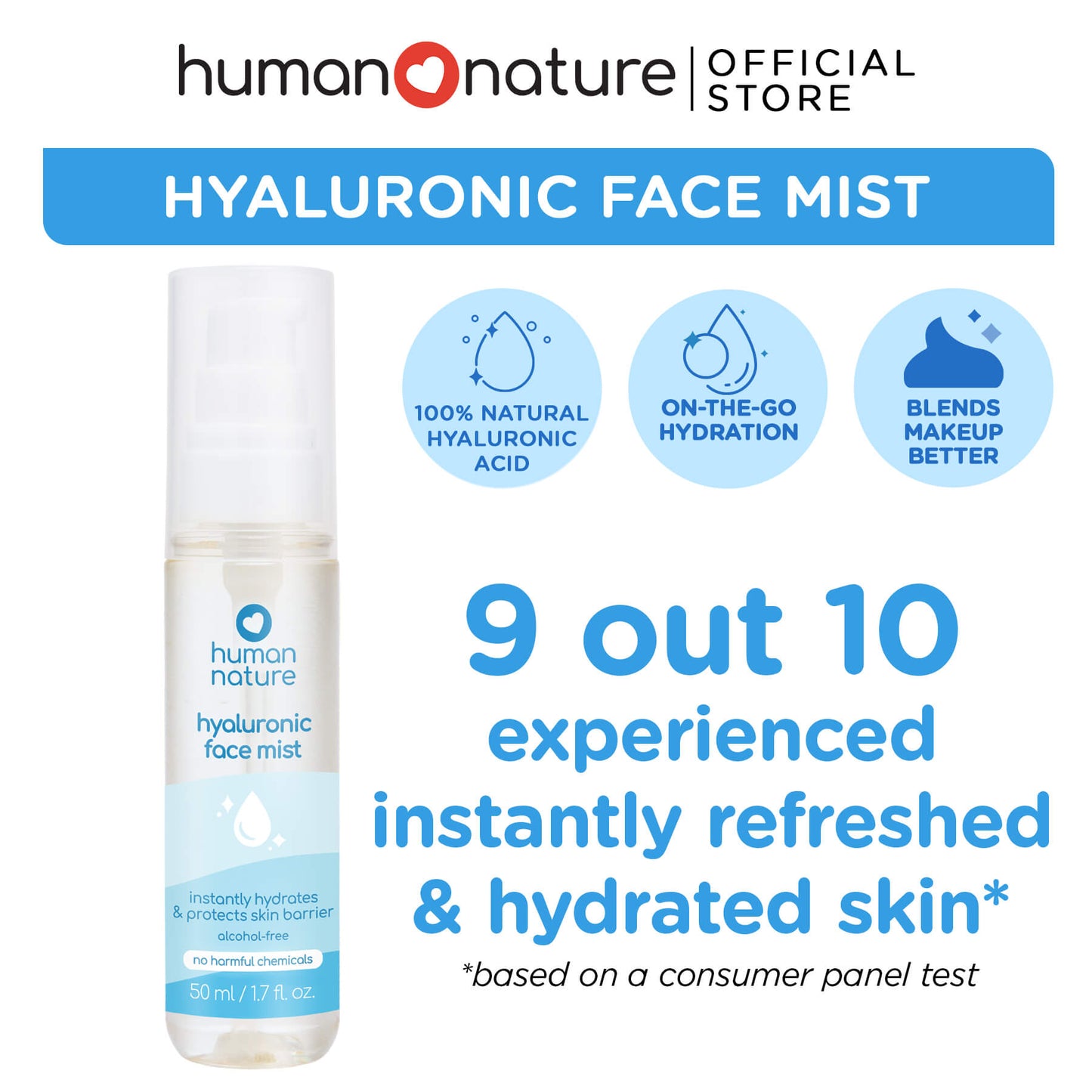 Human Nature Hyaluronic Facial Mist 50ml