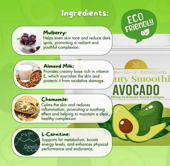 Luxe Slim Avocado Drink 168g