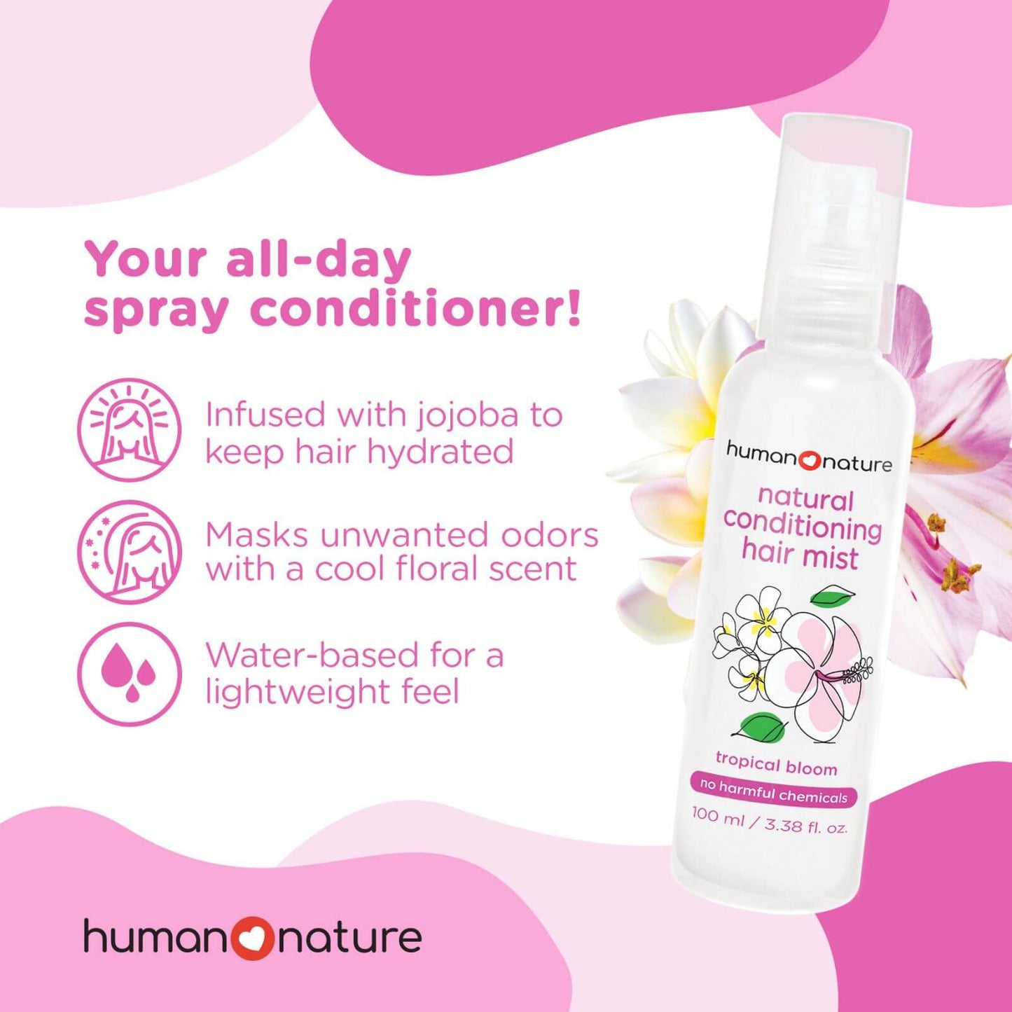 Human Nature Conditioning Hair Mist 100ml