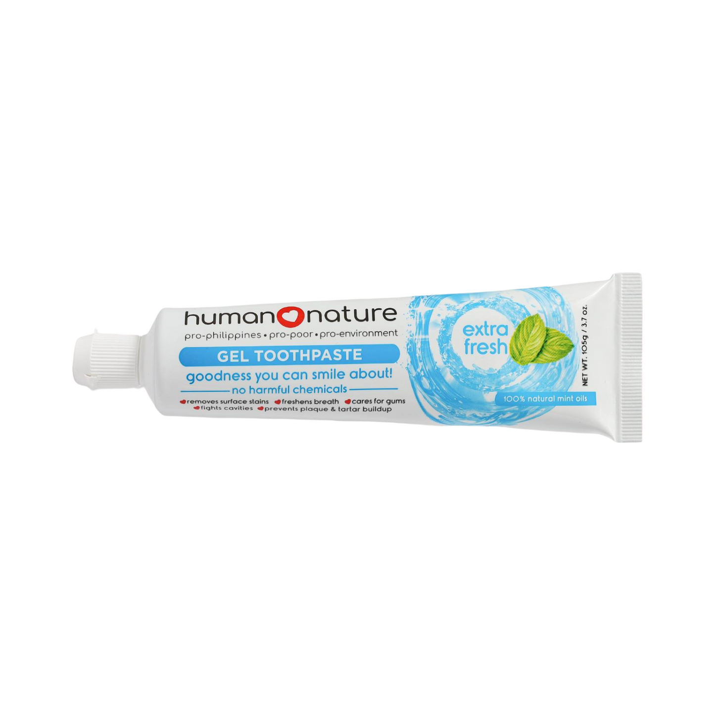 Human Nature Natural Gel Toothpaste Extra Fresh 105g