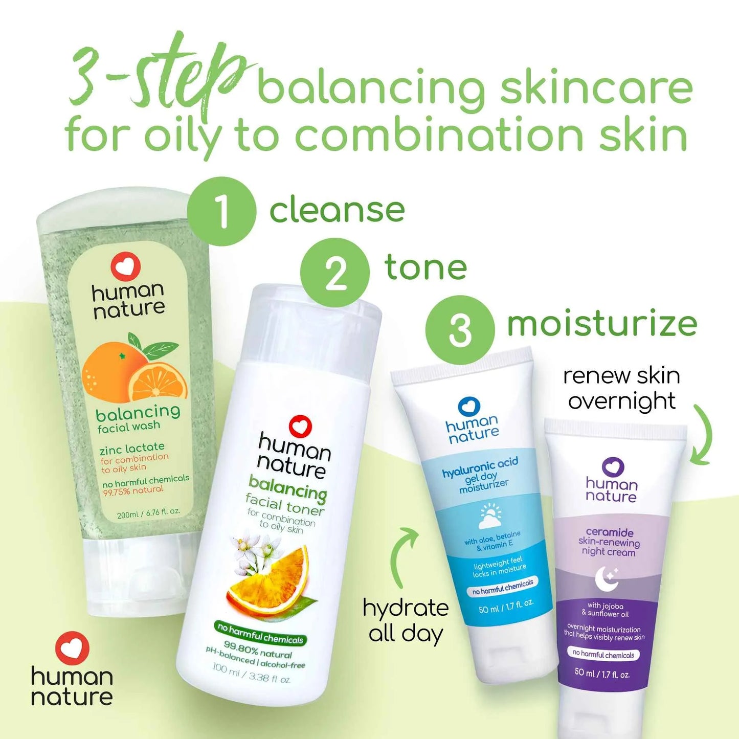 Human Nature Balancing Facial Wash 200ml