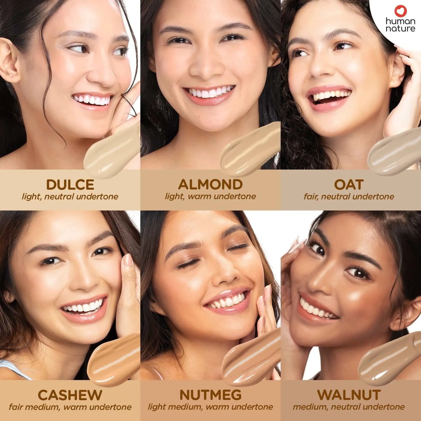 Human Nature Soft Glow Skin Tint 30ml - Walnut