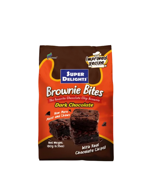 Prifood Super Delights Dark Chocolate Brownie Bites 200g