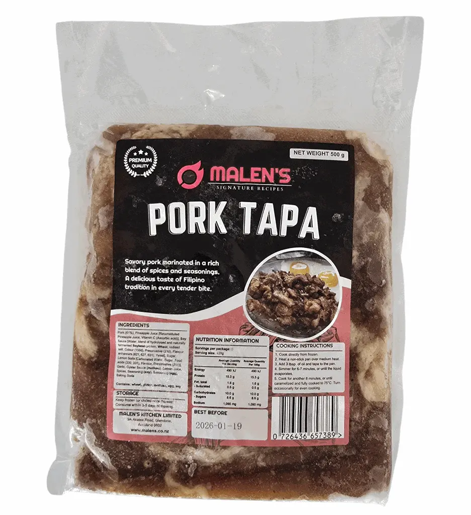 Malen's Pork Tapa 500g