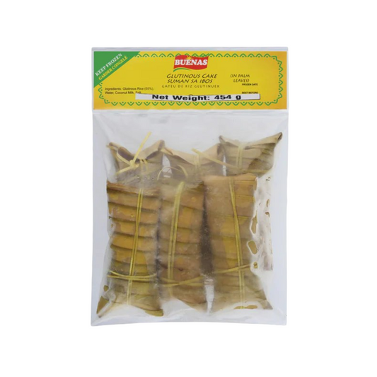 Buenas Glutinous Rice Cake 454g (Suman)