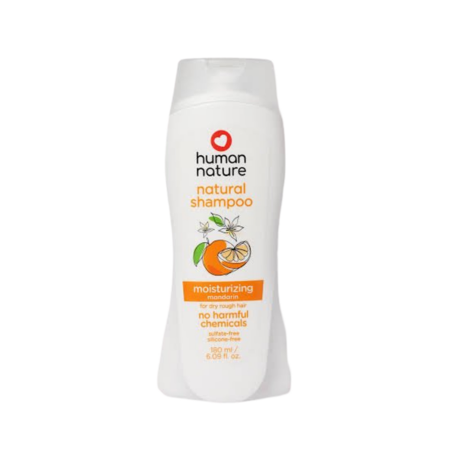 Human Nature Natural Moisturizing Shampoo Mandarin 180ml