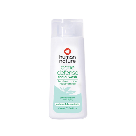 Human Nature Acne Defense Tea Tree, Cica and Niacinamide Facial Wash 100ml