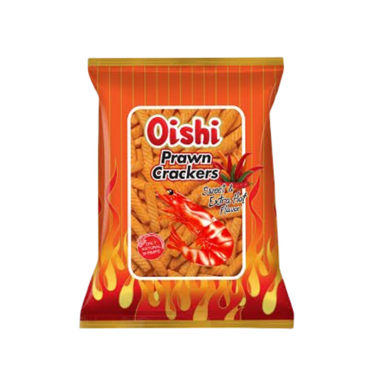Oishi Prawn Cracker Sweet & Extra Hot 90g