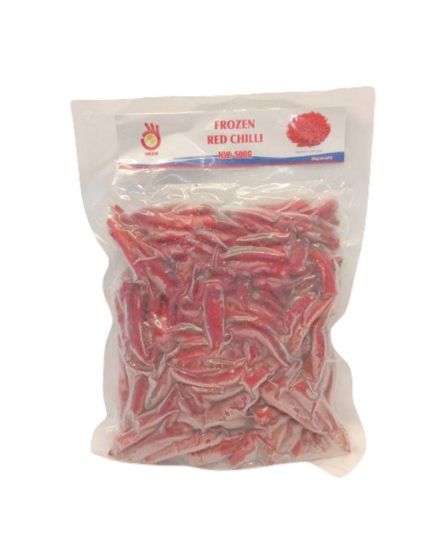 Frozen Okeh Red Chilli 500g