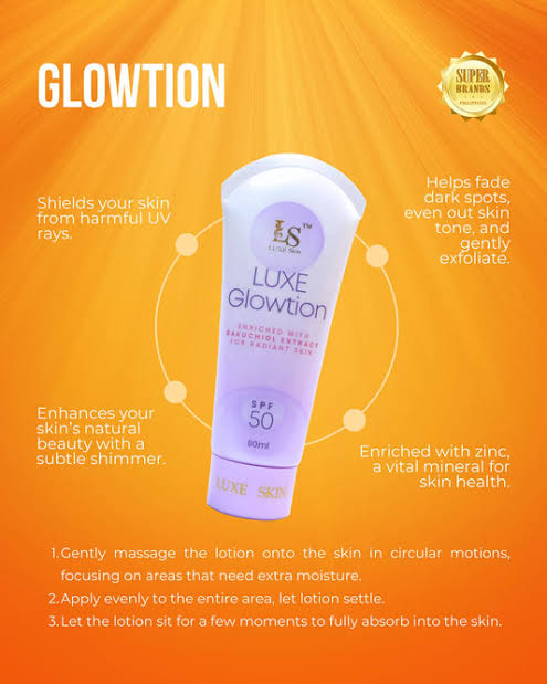 Luxe Skin Glowtion - Whitening Lotion with SPF50 90ml