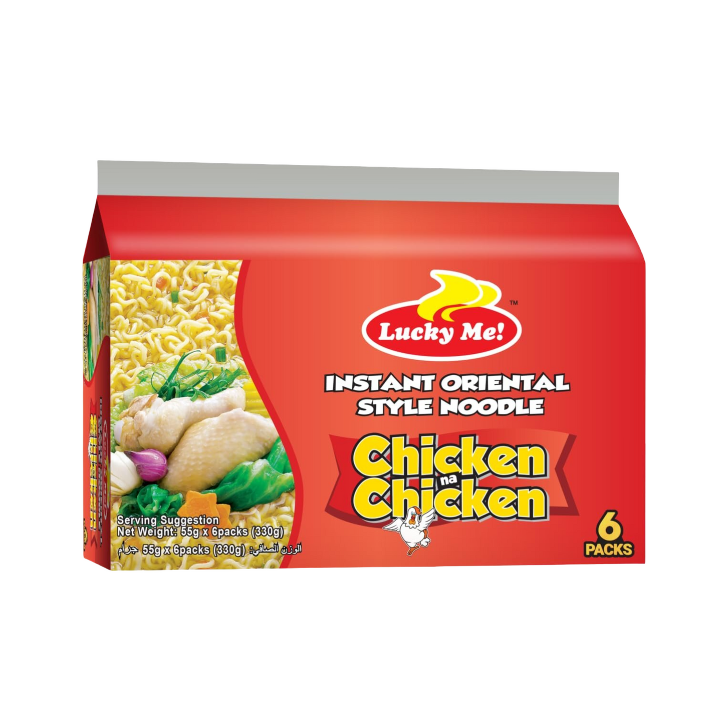 Lucky Me Chicken na Chicken (6x55g)