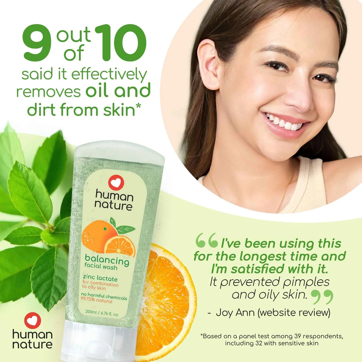 Human Nature Balancing Facial Wash 200ml