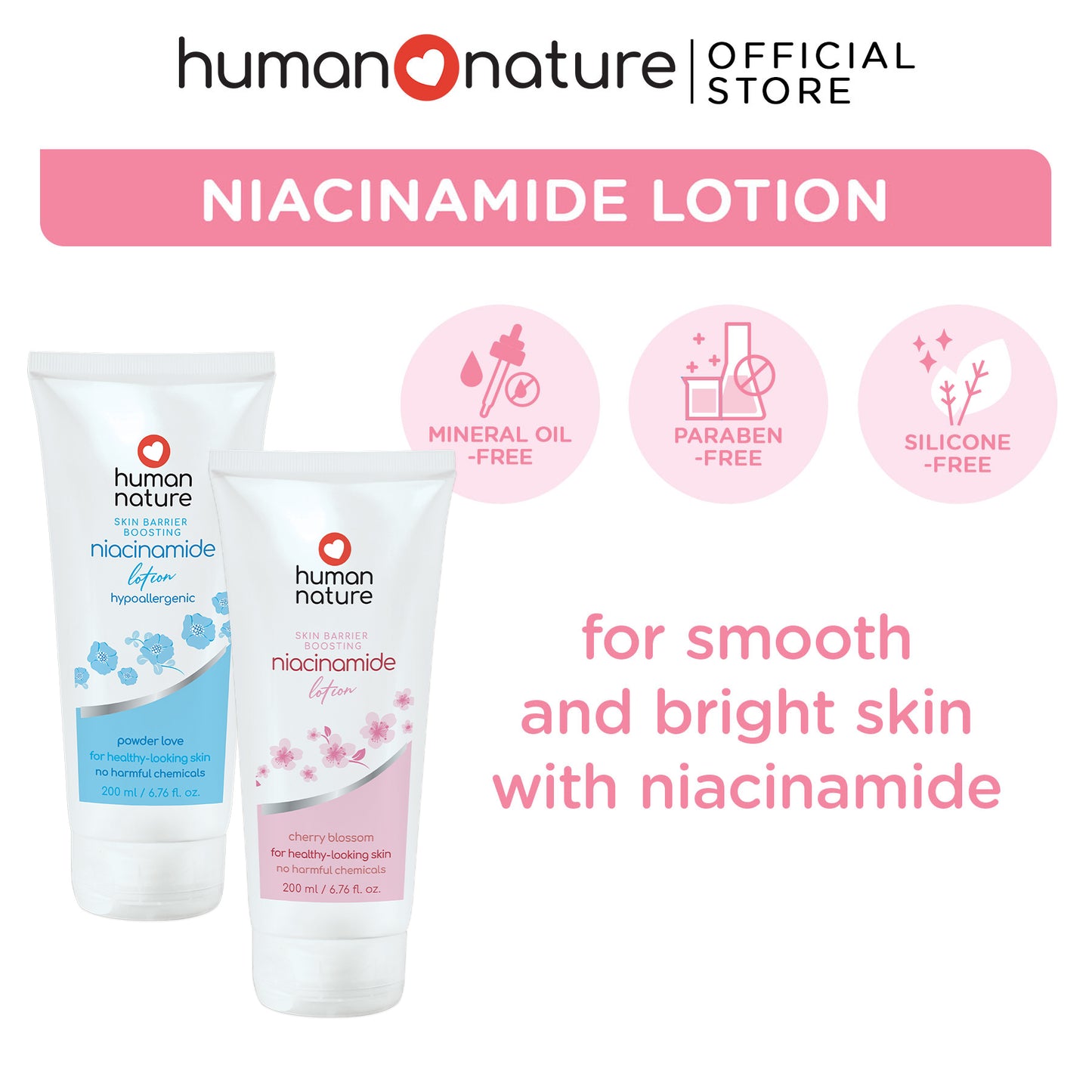 Human Nature Skin Barrier Boosting Niacinamide Lotion 250ml
