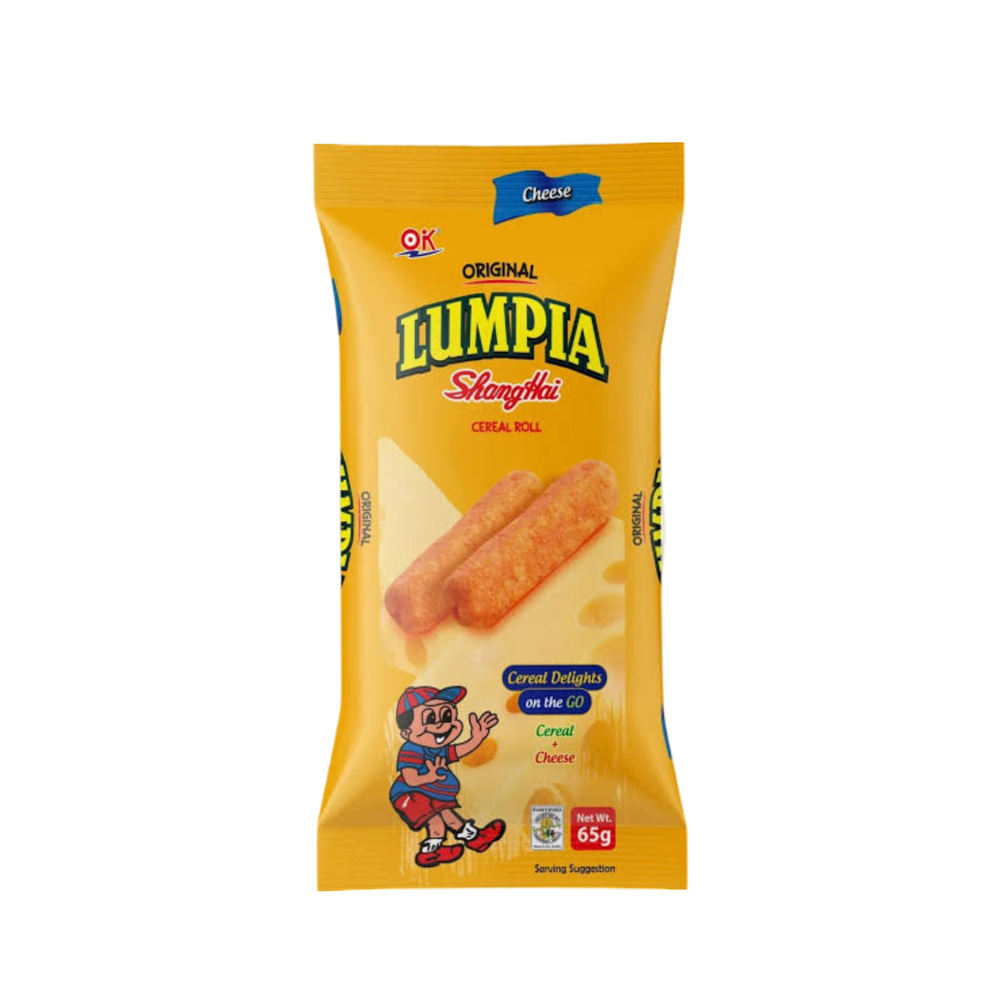 OK Original Lumpia Shanghai Cereal Roll 65g - Cheese