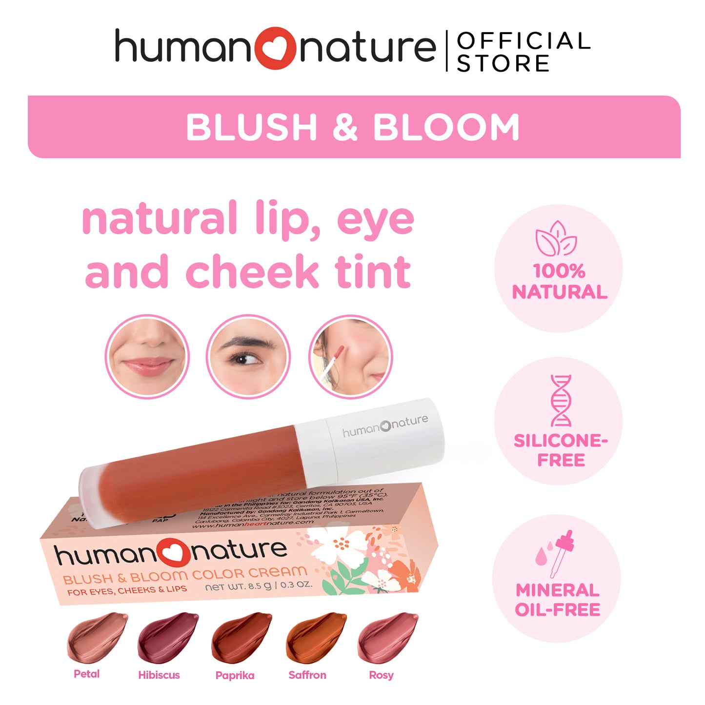 Human Nature Blush & Bloom Color Cream 9.4g