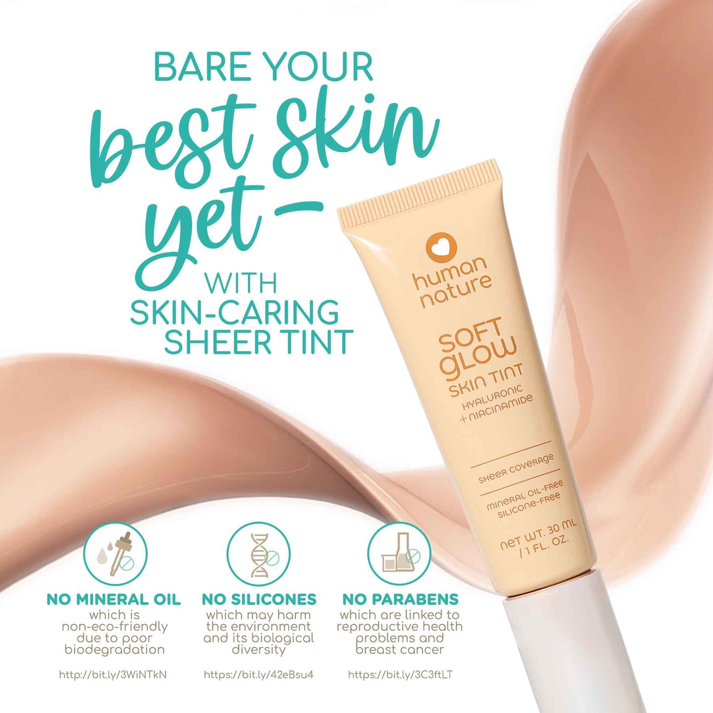 Human Nature Soft Glow Skin Tint 30ml