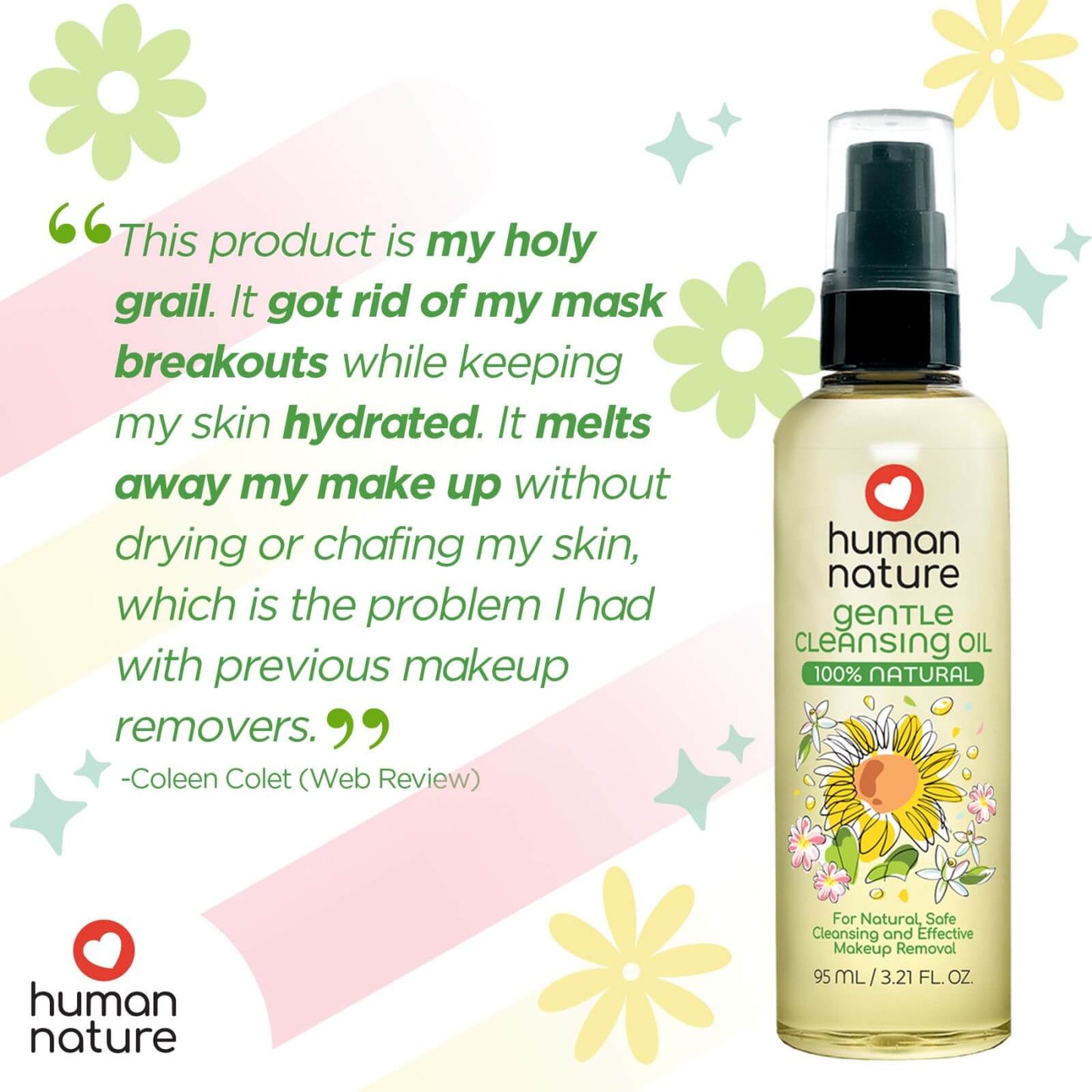 Human Nature Gentle Cleansing Oil 95ml