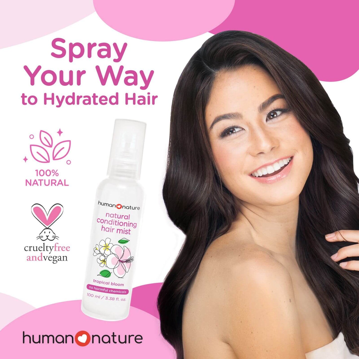 Human Nature Conditioning Hair Mist 100ml