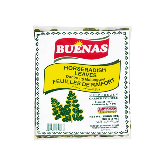 Buenas Frozen Lucia Horseradish Leaves 227g (Malunggay)