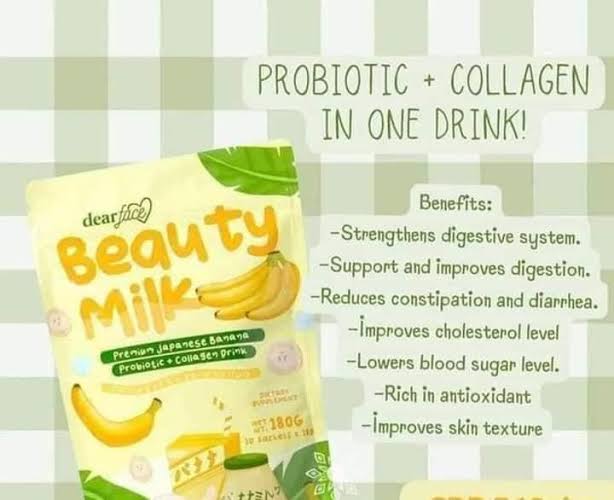 Dear Face Beauty Milk Banana 180g