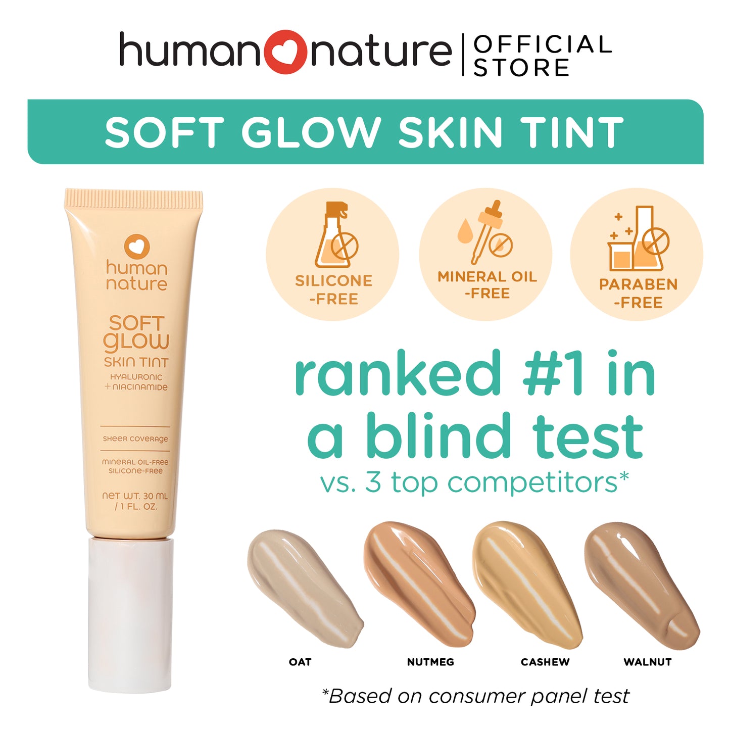 Human Nature Soft Glow Skin Tint 30ml