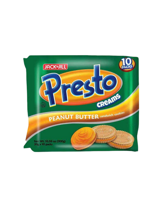 Presto Creams Peanut Butter 10x30g