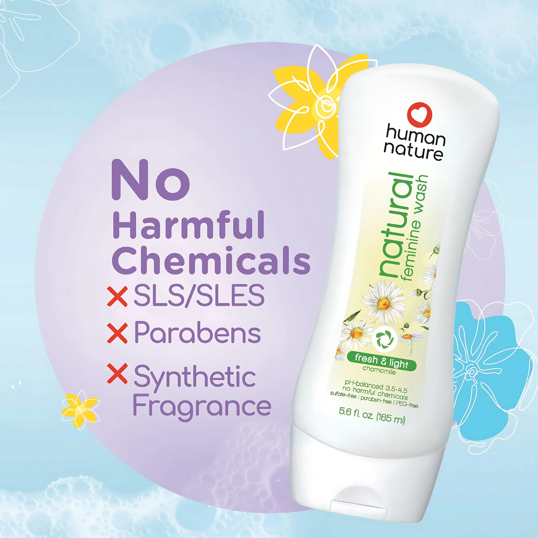 Human Nature Fresh & Light Chamomile Feminine Wash 165ml