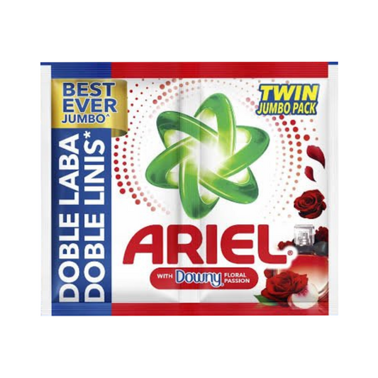 Ariel Powder with Freshness of Downy Floral Passion 6x64g